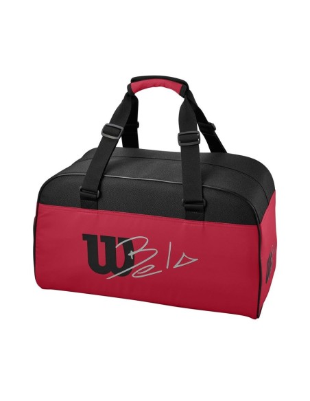 Bolsa Wilson Bela Small Duffel Negro Rojo | Ofertas de pádel
